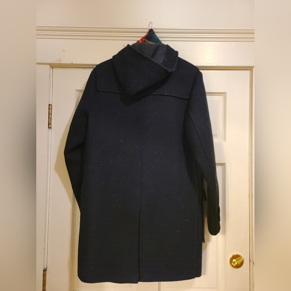 Mango Men's Medium Dark Blue Duffel Coat - Picture 4 of 4